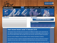 Tablet Screenshot of dansschoolvanwijk.nl
